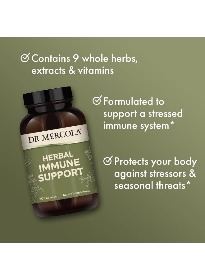 Dr. Mercola Herbal Immune Support, 30 Servings (90 Capsules), Dietary Supplement, Supports Immune Health and Detoxification Processes, Non-GMO - Image 4